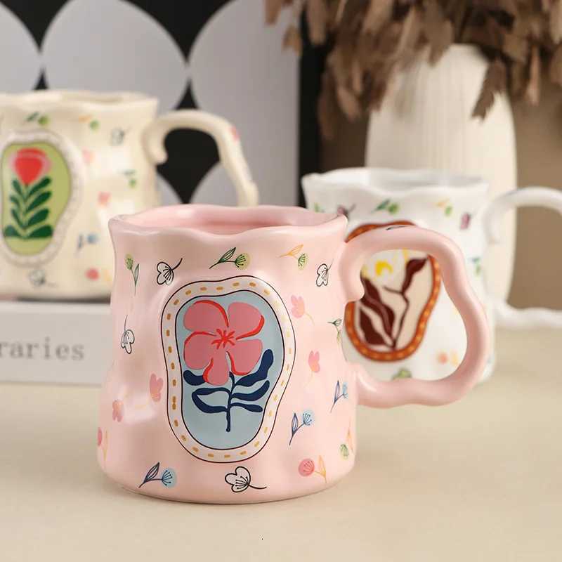 Handmade Ceramic g Flower Shaped Dreamy Premium Design High Value Coffee Cup Unique Souvenir Gift for Breakfast Water H251209