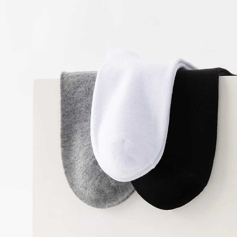 1 Pairs High Quality Men Socks Breathable Cotton Sports Casual Black White Grey Athletic Short SokkenT251209