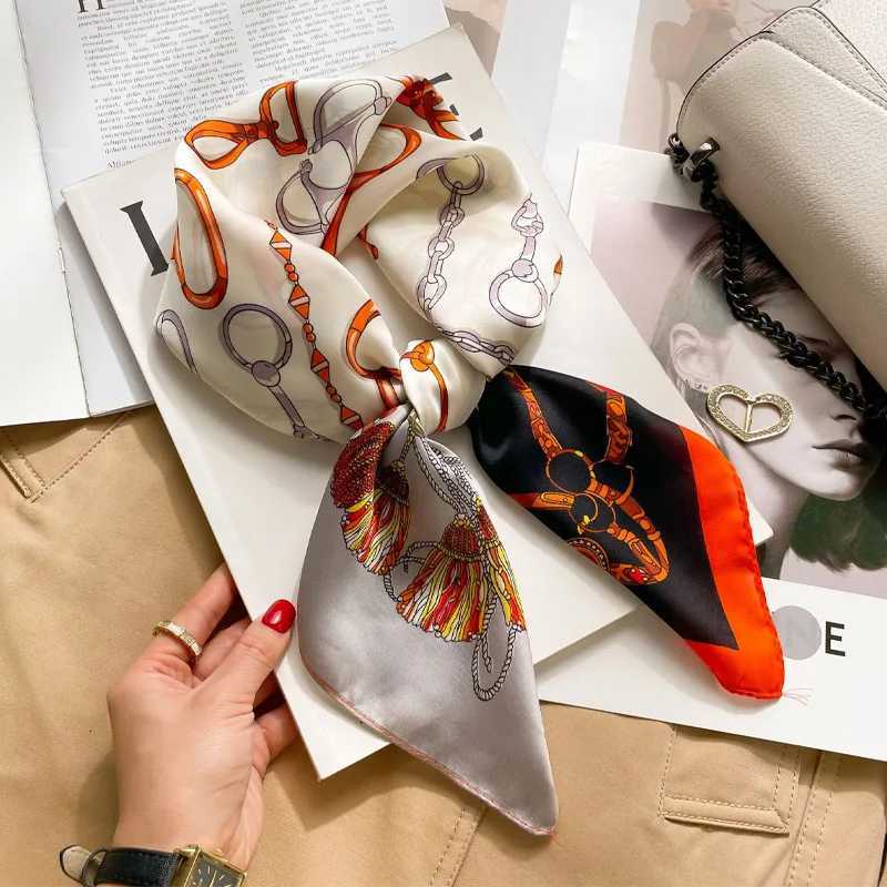 Luxury Luxury Silk Shawl Square Scarf Women Summer Hijab Wraps Neckerchief Female Hair Bands Ribbon Headband Bandana Foulards Femme Y251208