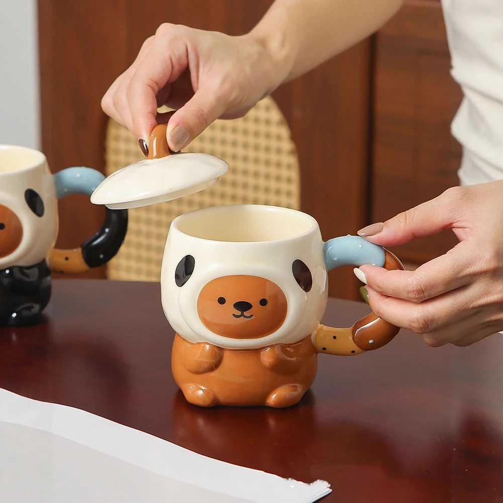 3D Shape Ceramic g Cartoon Pattern Cup Colorf Drinkware Creative Design Milk g Able Style He Tableware H251209