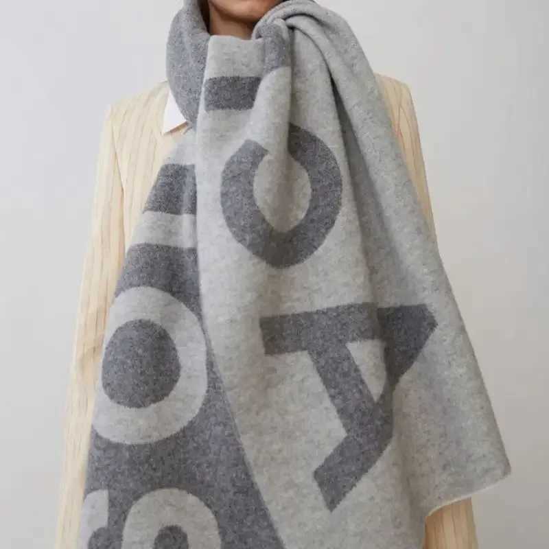 Luxury 2025 HOT Winter Scarf Shawl Letter Womens Winter Warm Cashmere Scarf Thick Long Scarf Pashmina Unisex Factory Sales Y251208