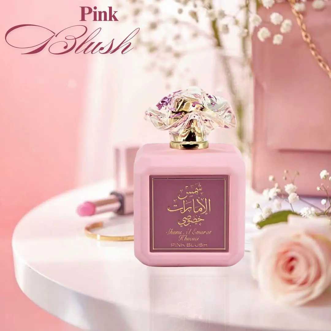 Ard al Zaafaran Women EDP - Pink Blush Shams Al Emarat Khususi Marshmallow Scent Arabian Sweet Romantic Perfume 100MLT251209