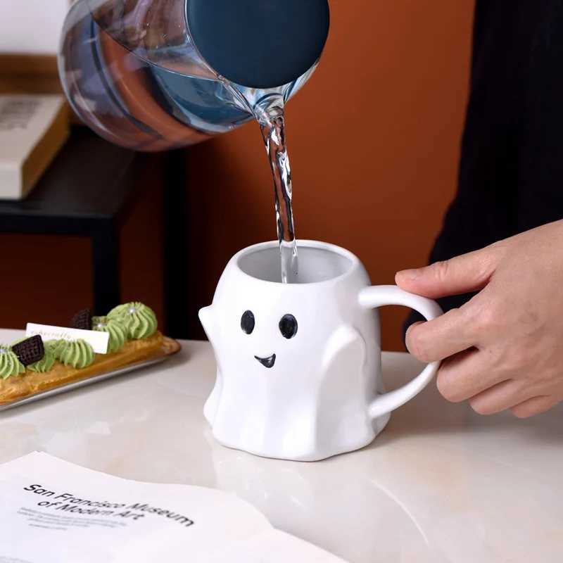 Halloween Creative Quirky Holiday Cartoon Elf Ceramic gs Coffe Cups Easter Friends Gift Ghost Water Cup H251209