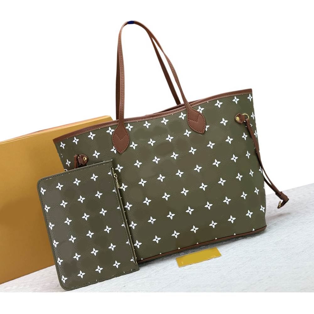 M40995 neverfullbag shoulder bags womens leather totes high quality fashion ladies casual travel shopping handbags classic coated canvas M46978