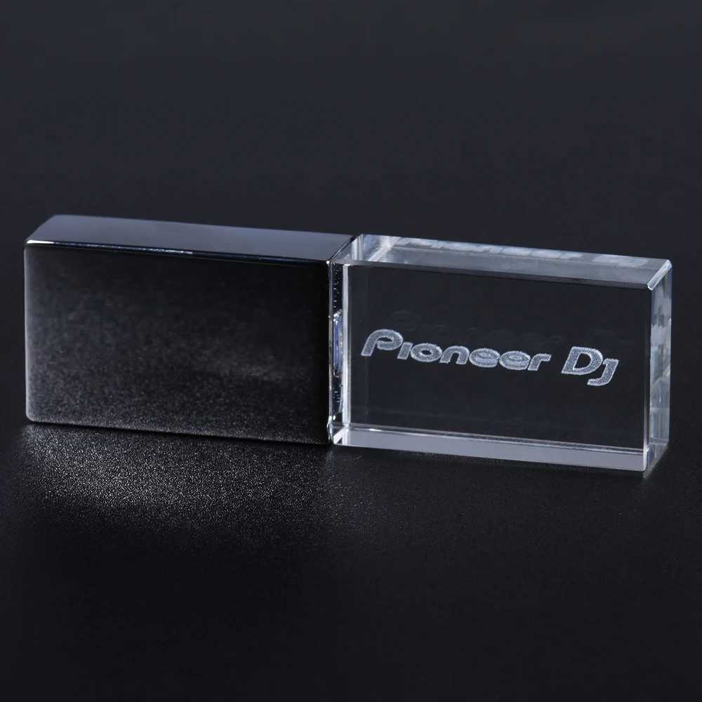 Colorf LED USB Flash Drive 128GB Cust High Speed Writing Reading Memory Stick Light DJ Premium Pendrive 64GB C251209