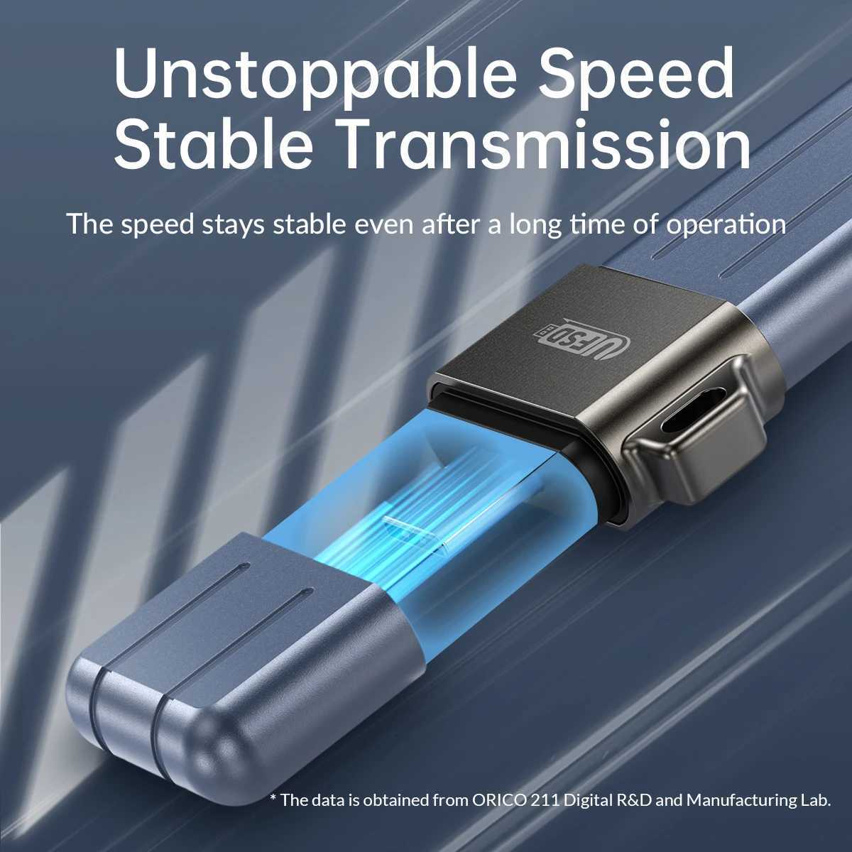 ORICO UFSD All Metal 512GB USB Flash Drive 411MB/S Pen Drives 256GB 128GB 64GB USB Stick Type C Pendrives Memory Stick U Disk C251209