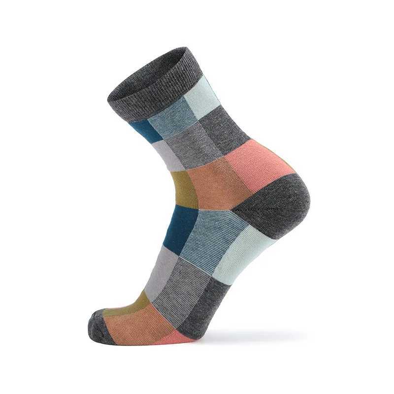 5 pairs/10 pairs of cotton mens short socks tight fitting socks fashionable colorful stripes square universal sizes 39-45T251209