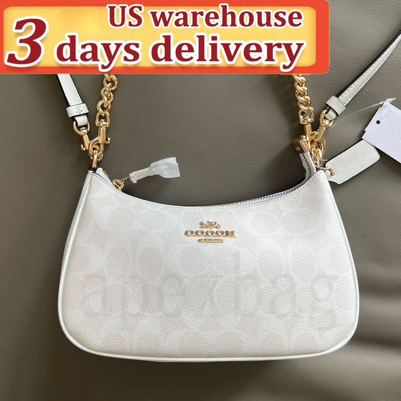 10A teri bag designer bag coacher hobo city bag shoulder bag handbag Capacity Shoulder Bag Women Travel Shopping bag Fashion Bags crossbody bag white brown letter bag