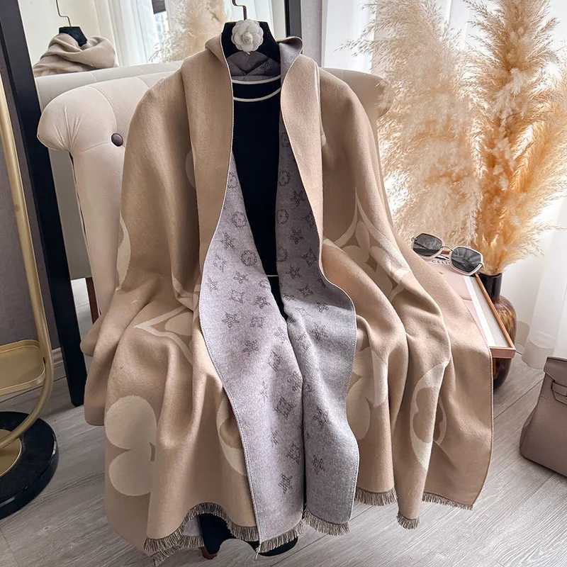 Luxury New Women Fashion Scarf Luxury Autumn Winter Warm Shawls Print Scarves Faux Pashmina Mujer Femme Foulard Bufanda Hijabs Y251208