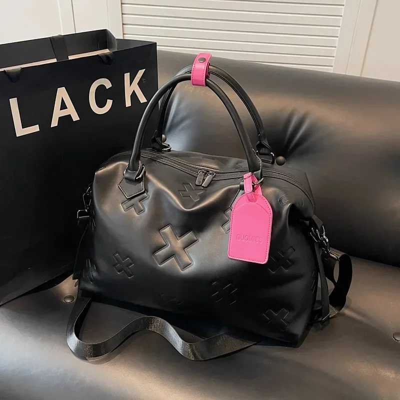 New PU Large-Capacity Travel Bag for Wen - Dry Wet Separati Business/Gym Handheld Carry- Y251209