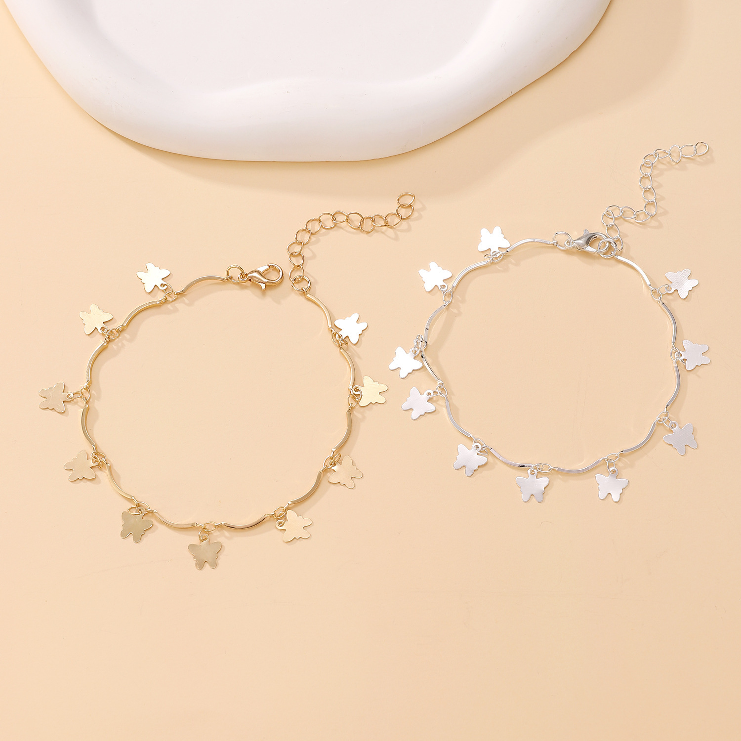 Tassel Pendant Luxury designer luxury Butterfly For Women free shipping Free Shipping Ethnic Style Personality Simple Beach Anklet