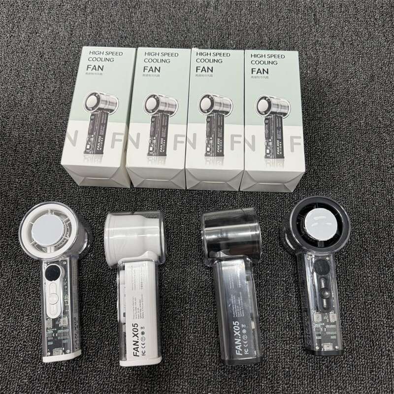 Southeast Asia Hot-Selling Source Factory Digital Display Mini Portable High-Speed Cooling Ice USB Handheld Small Fan