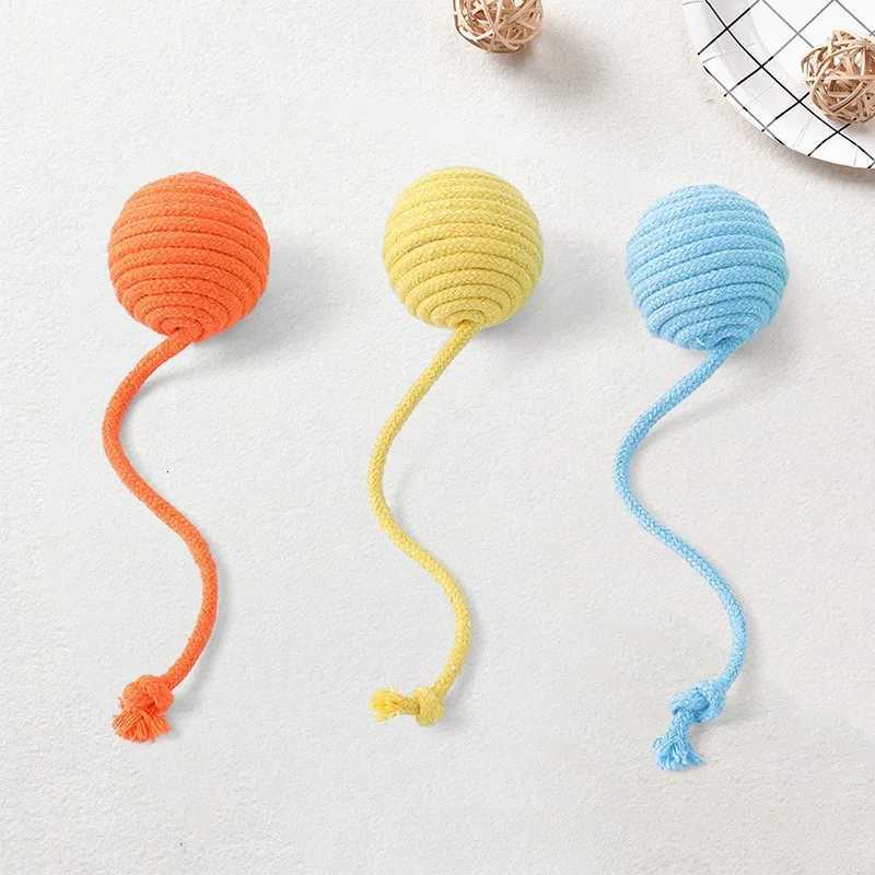3pcs Cat Toys Cat Voice Toys Cat Teasing Balls Pet Grinding Knots Bite Resistant Cat and Dog SuppliesPet Giftscat supplies M251209