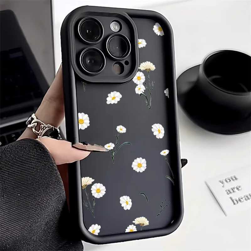 Daisy Flower Silicone Phone Case For A56 5G A54 A55 A35 A34 A52 A14 A53 A36 A33 A15 A25 A26 A16 S24 S23 S25 tra Cover C251209