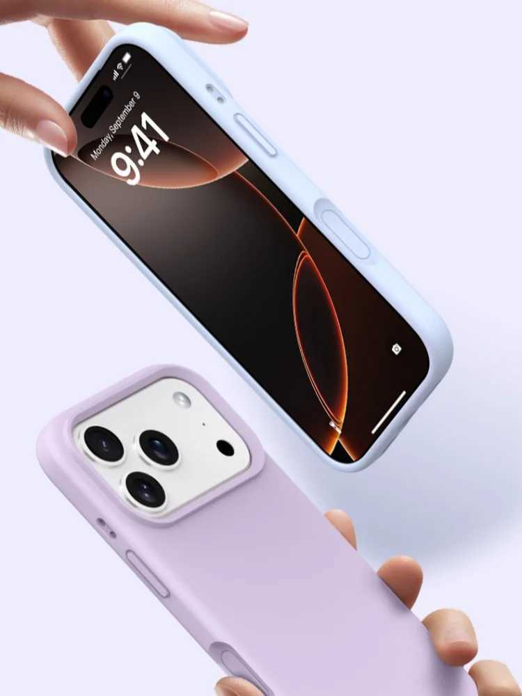Official Silicone Case For iPhone 17Prax 16 13 12 15 14 Pro Phone Cases For iPhone 16 13Pro 17 11 14 15 Pro Max Cover C251209