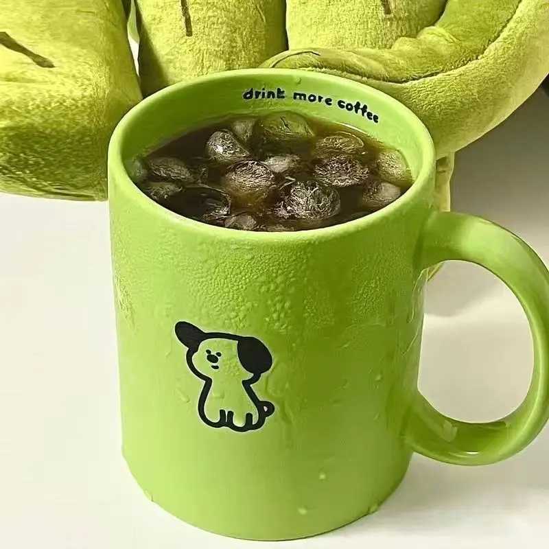 Nordic Heat-resistant Dog Ceramic g Off Breakfast Milk Coffee gs High-value Couple Water Cups Kawaii Cup Birthday Gift H251209