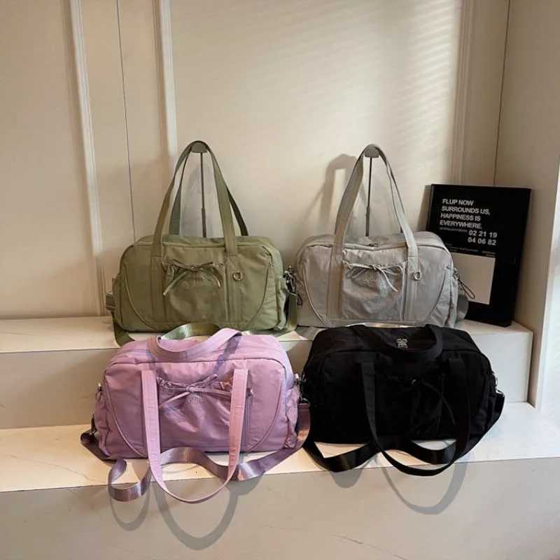 New Travel Bag Large Capacity Shoder Portable Lage Bag Travel Storage Bag Boarding Bags Sports Fitness Bags for Wen Y251209