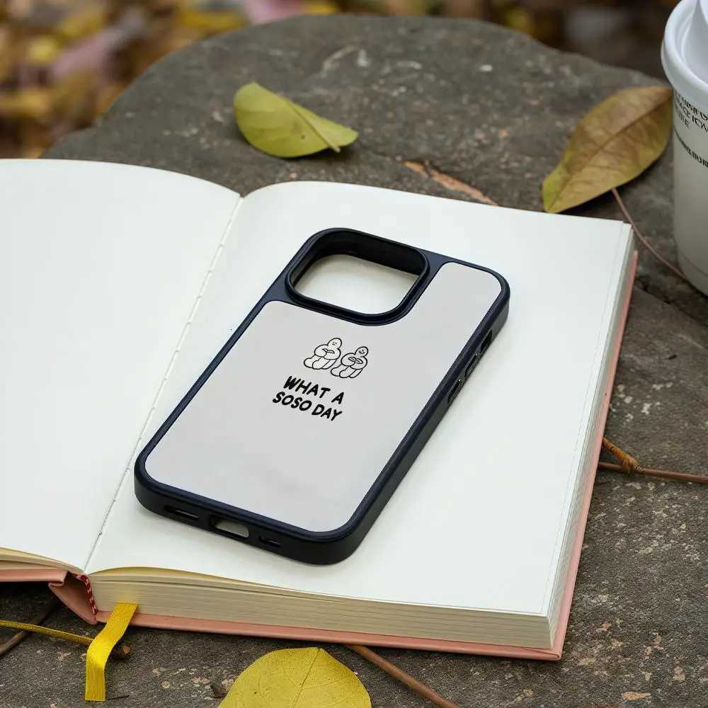 Black Graffiti Phone Case For IPhone17 16 15 14 13 12Plus Pro Max Case Advanced Carbon Fiber Black Frame Acrylic Case C251209