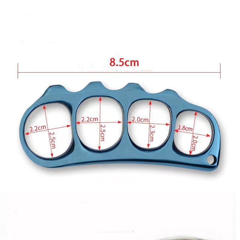 Sturdy brass knuckles Knuckle Duster Boxing Self Defense Four Finger Buckle Window Breaker Outdoor EDC Tool - view 7