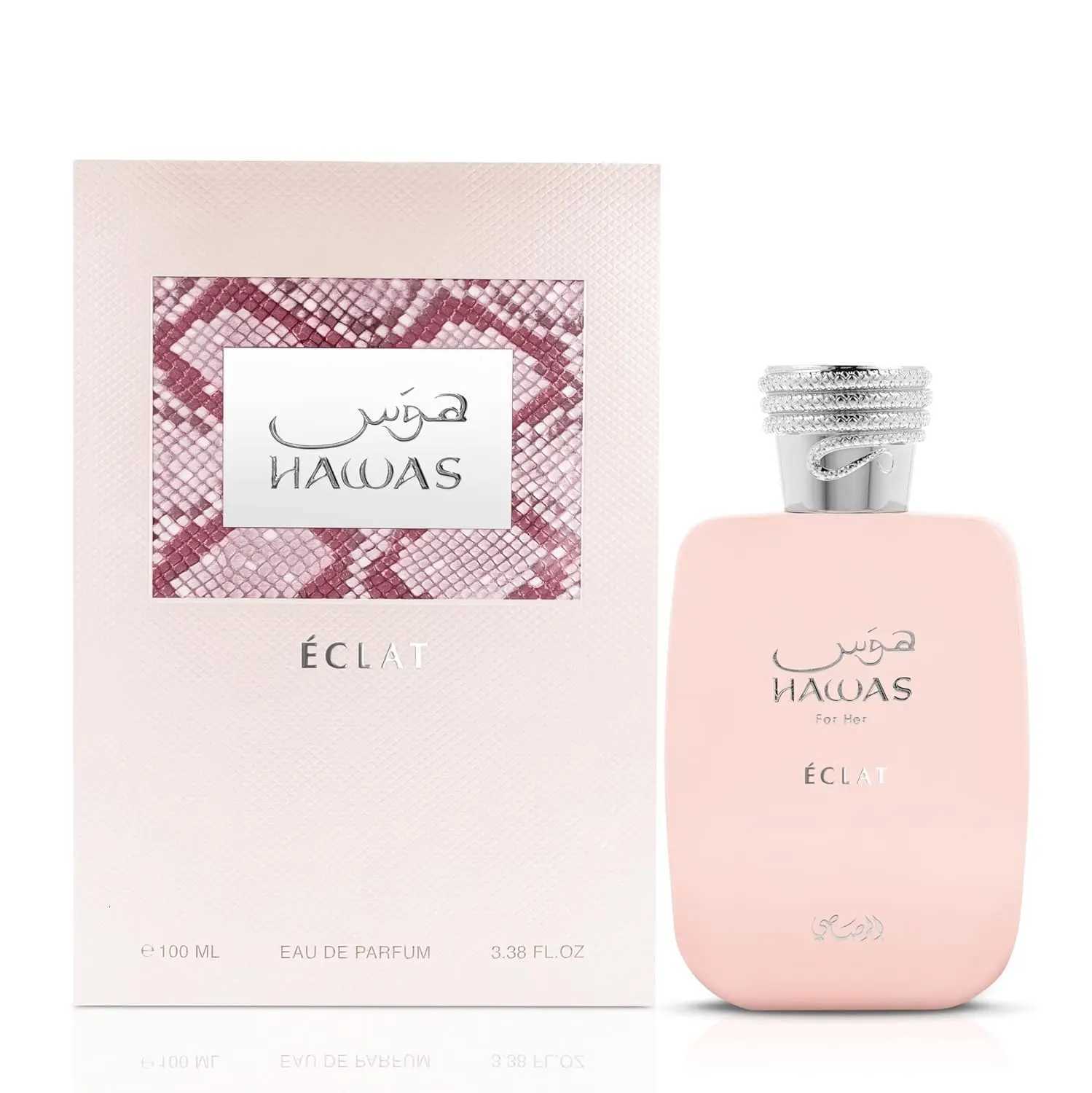 RASASI Hawas ECLAT Perfume 100ml Sweet Red Apple Jasmine Scent Long-Lasting Arabian Perfume for Women Romantic GiftT251209