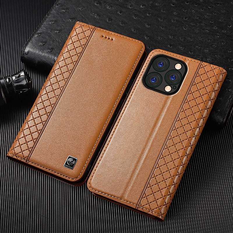 Napa Genuine Leather Case For iPhone 6 6S 7 8 X XS XR 11 12 13 14 15 16 16E Pro Max Plus Mini Phone Wallet Cover Cases C251209