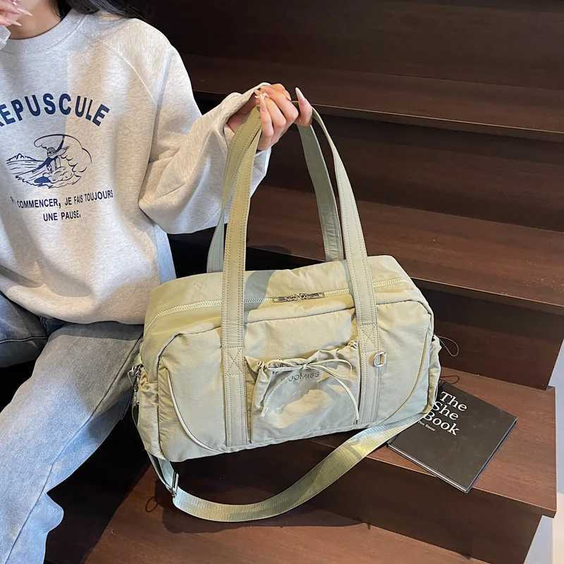 New Travel Bag Large Capacity Shoder Portable Lage Bag Travel Storage Bag Boarding Bags Sports Fitness Bags for Wen Y251209