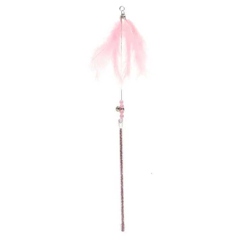 Pet Supplies Cat Toys Cat Teasing Sticks Self Play Bells Fairy Sticks Feathers Self Fun Bite Resistant Long Pole Cat Teasing M251209