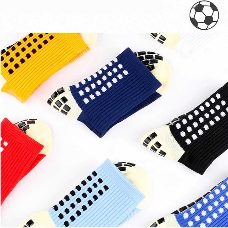 Mens Training Football Socks Lined Ankle Socks Fashionable Multi Color Sports Non Slip Socks Rubber Insole Mid Foot Socks NewT251209