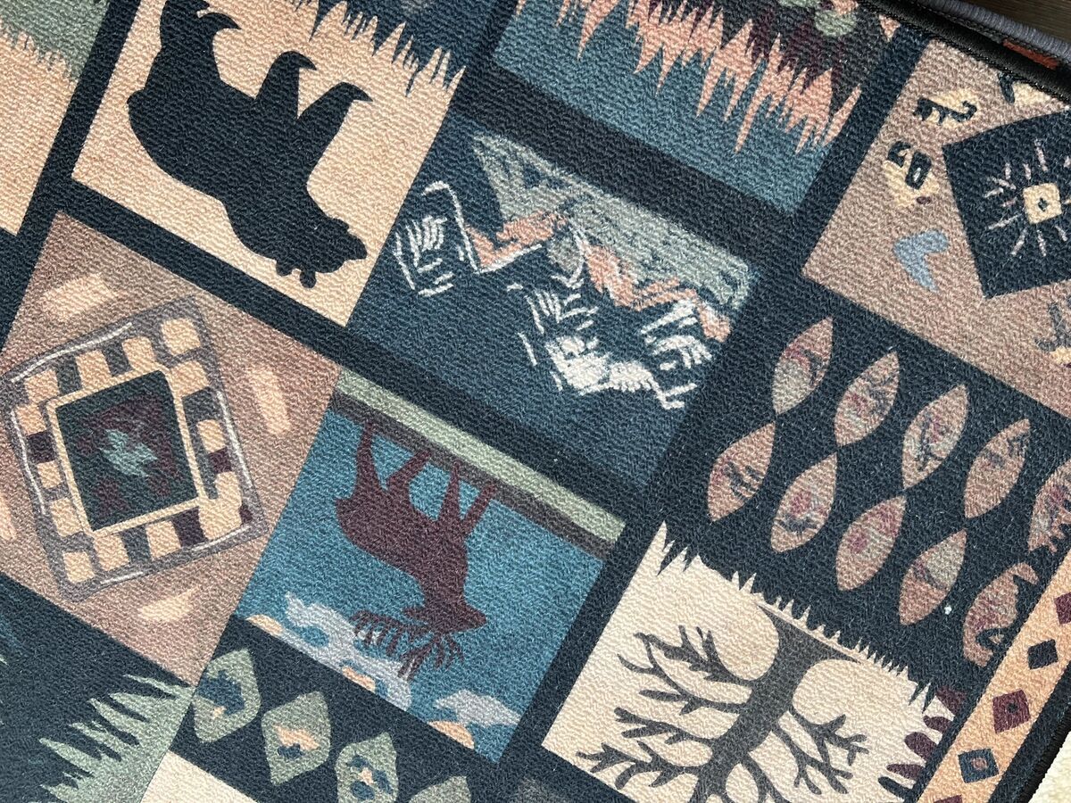 Vintage Style faux cashmere washed base large area full floor mat home foldable living room carpet Home decor H260226