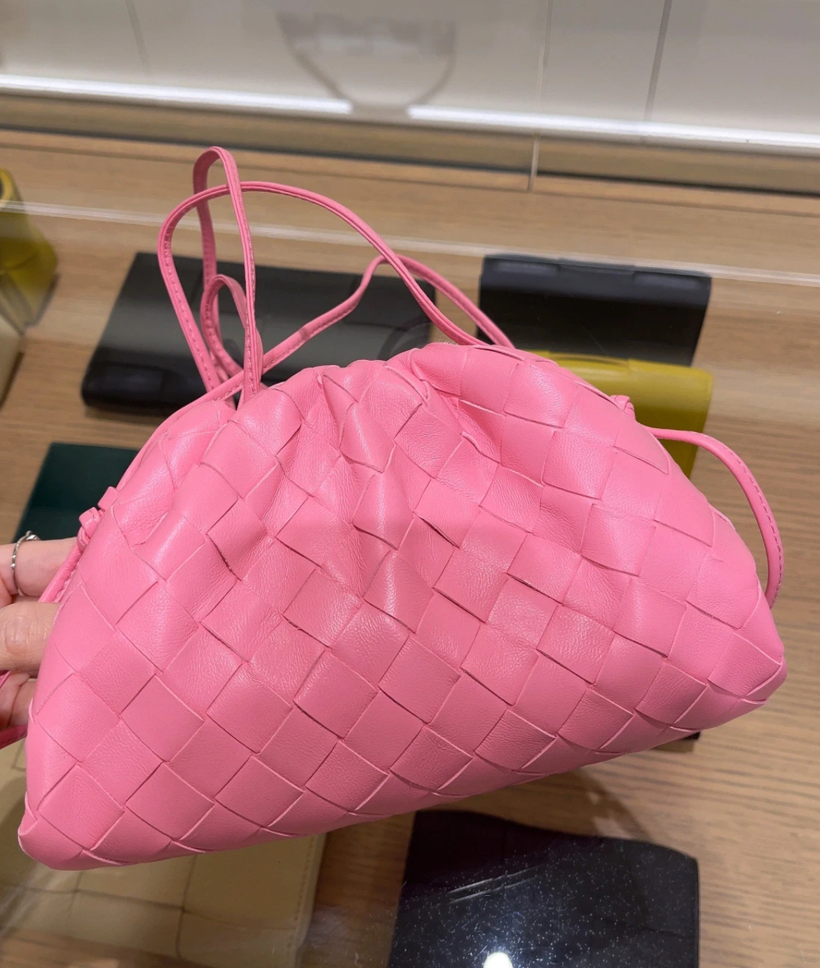 Top a Mirror Quality Tier Candy Jodie Cm Mini Bag Designer Women Medium Black Purse Triangle Zipper Handbag Classic Lambskin Hobo m7