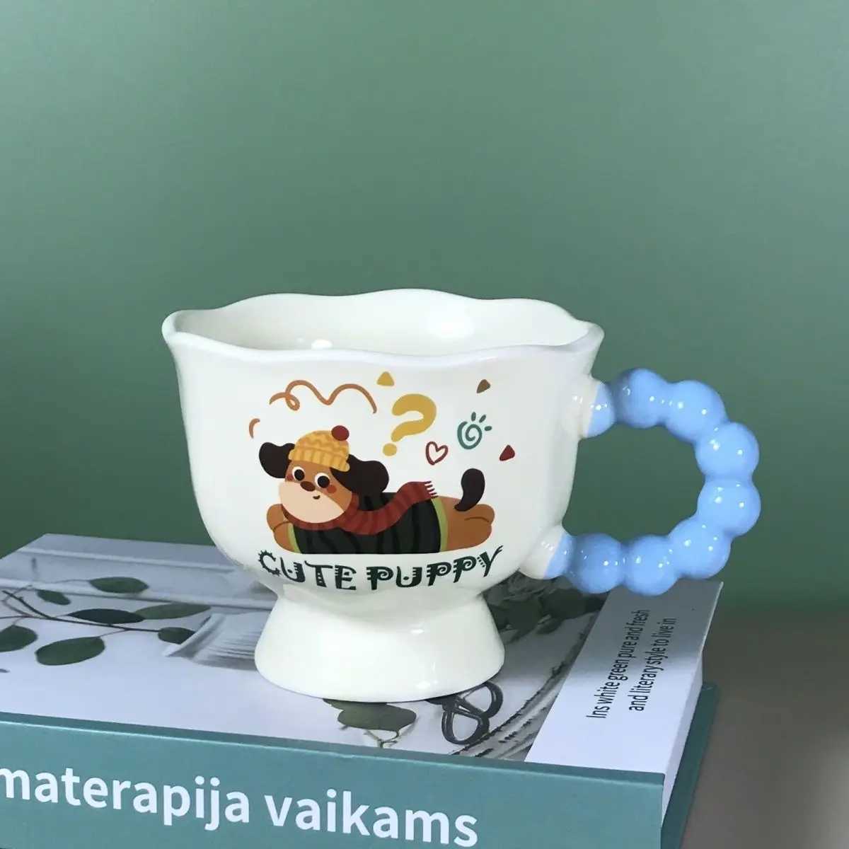 Ins Puppy g - High Quality Gorgeous Ceramic Couple Cups Cute Dog tea cup Ideal for Girls Birthdays and Souvenir Gifts H251209