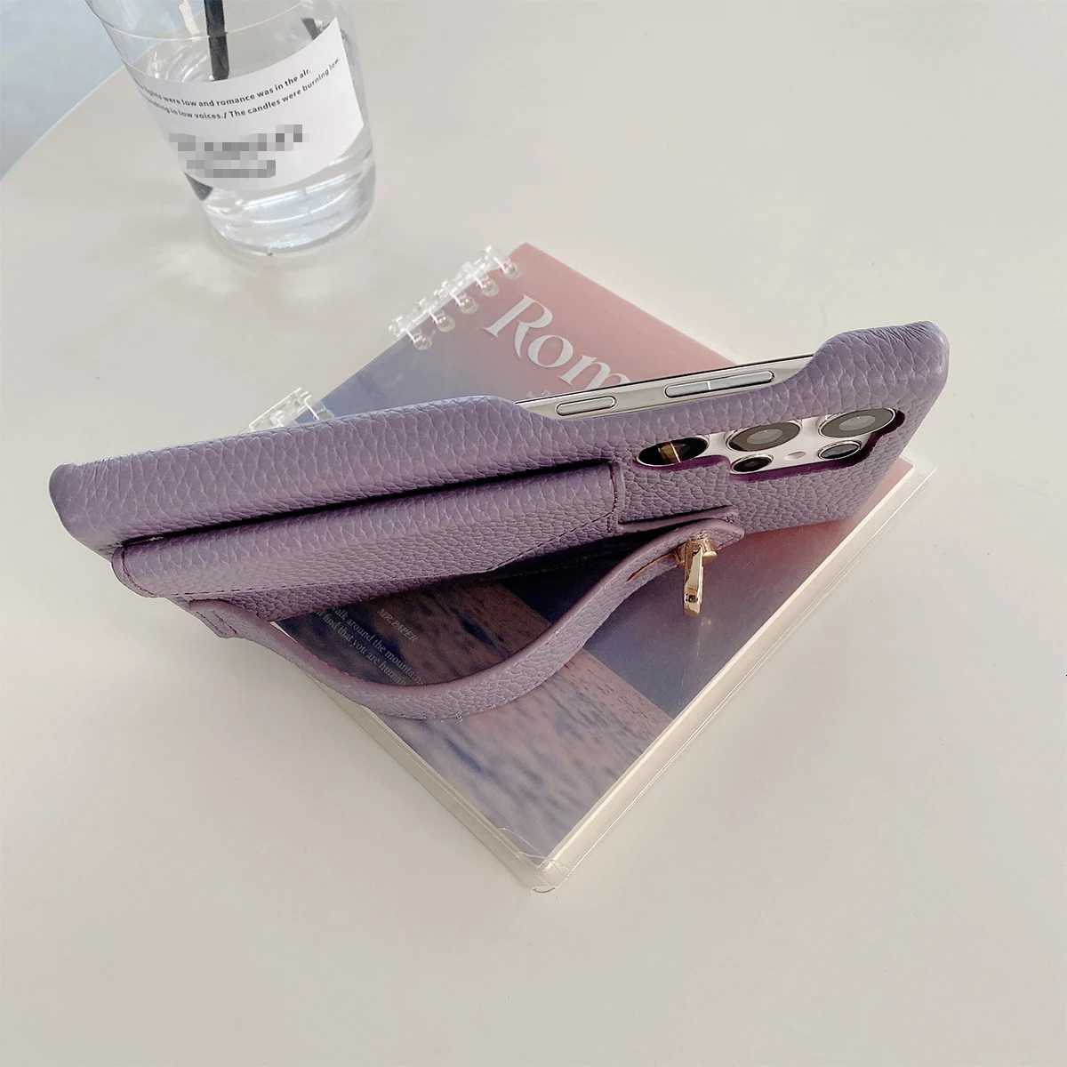 Luxury PU Leather Wrist Strap Wallet Case For Galaxy S25 S24 S23 S21 S20 FE S22 Plus Note 20 tra A52 A53 A54 C251209