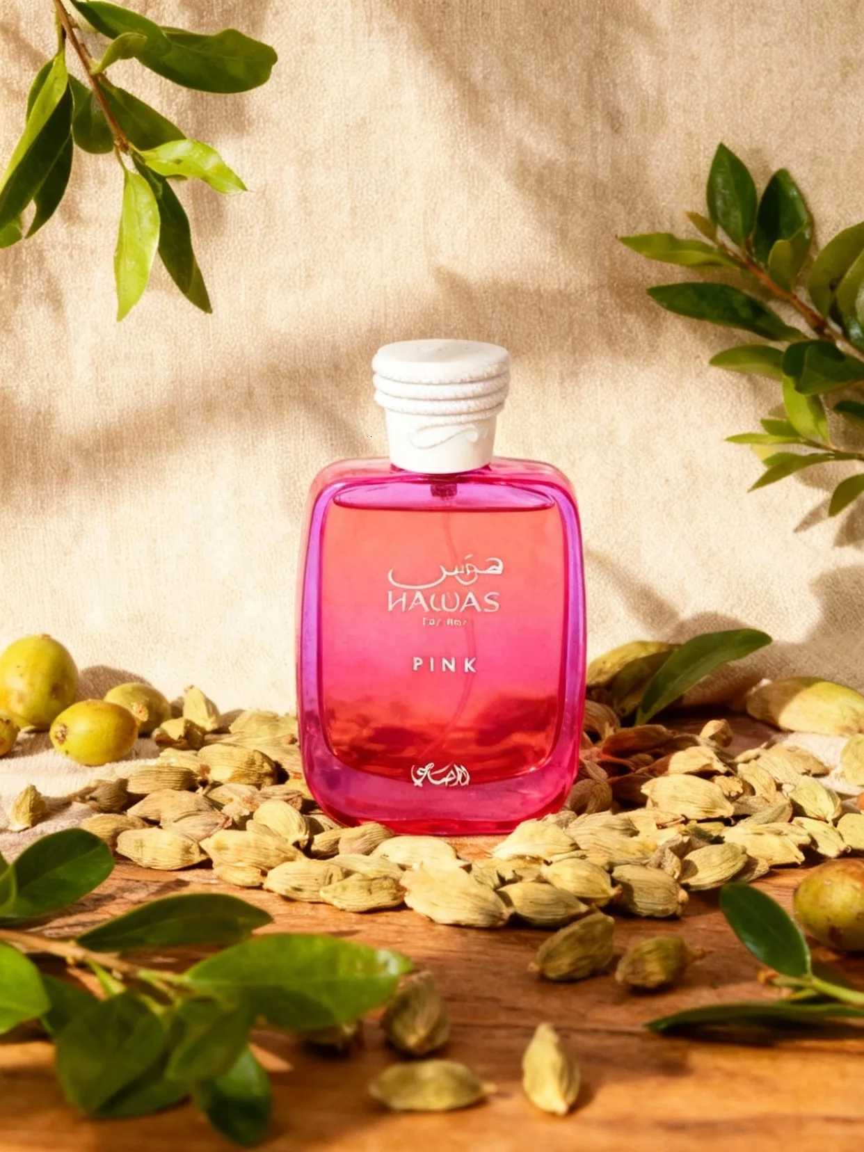 RASASI Hawas Pink For Her Eau de Parfum Spray 100ml 34 oz Floral Fruity Perfume for Women Vanilla Cotton Candy MarshmallT251209