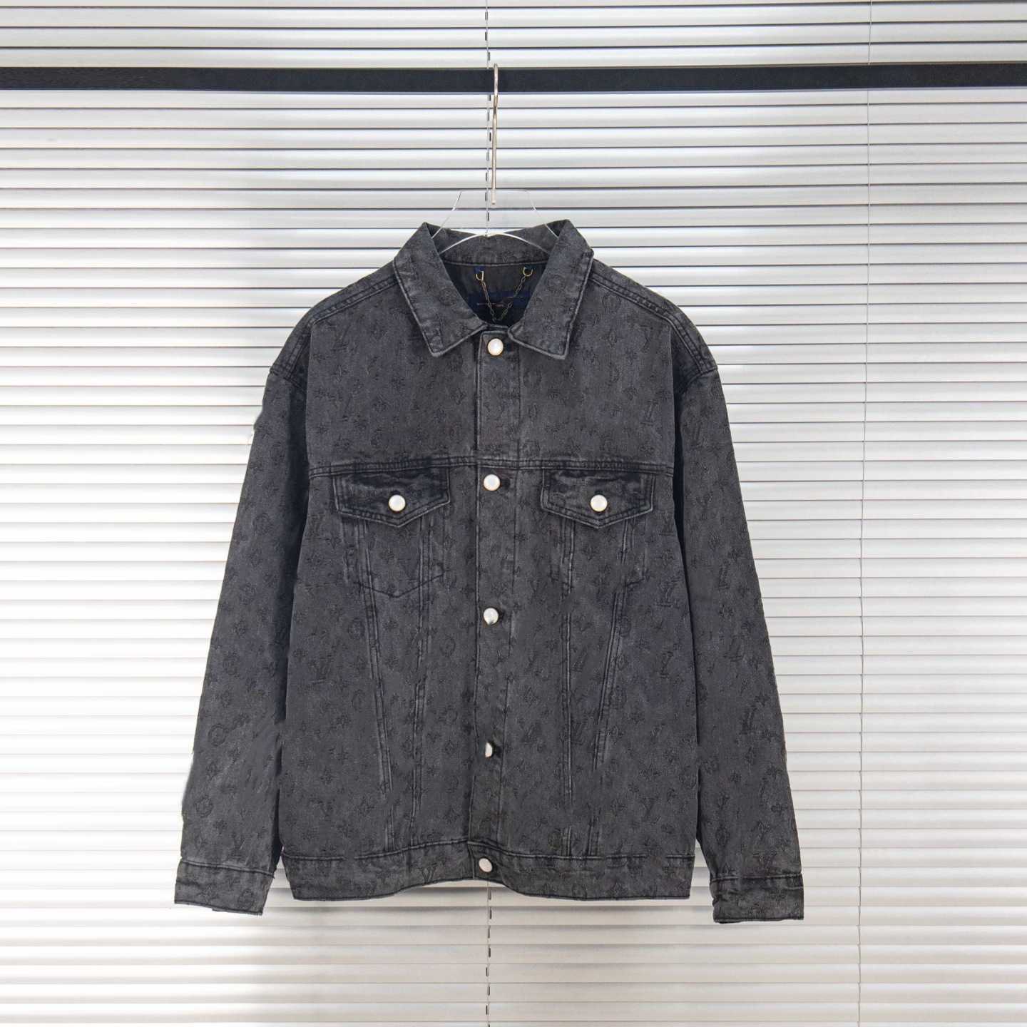 2025 Autumn Vintage Floral Print Full Series Casual Loose Men's and Women's Denim Suit Jacket L251209