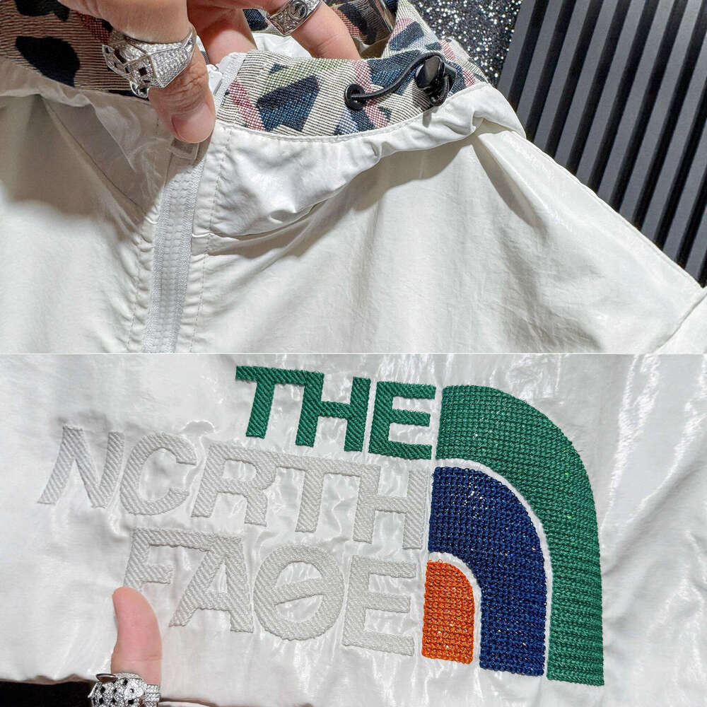 Light Luxury European Goods 2025 New Spring And Autumn Glossy Embroidered Hooded Jacket Brand Handsome Trendy Versatile Men's Coat