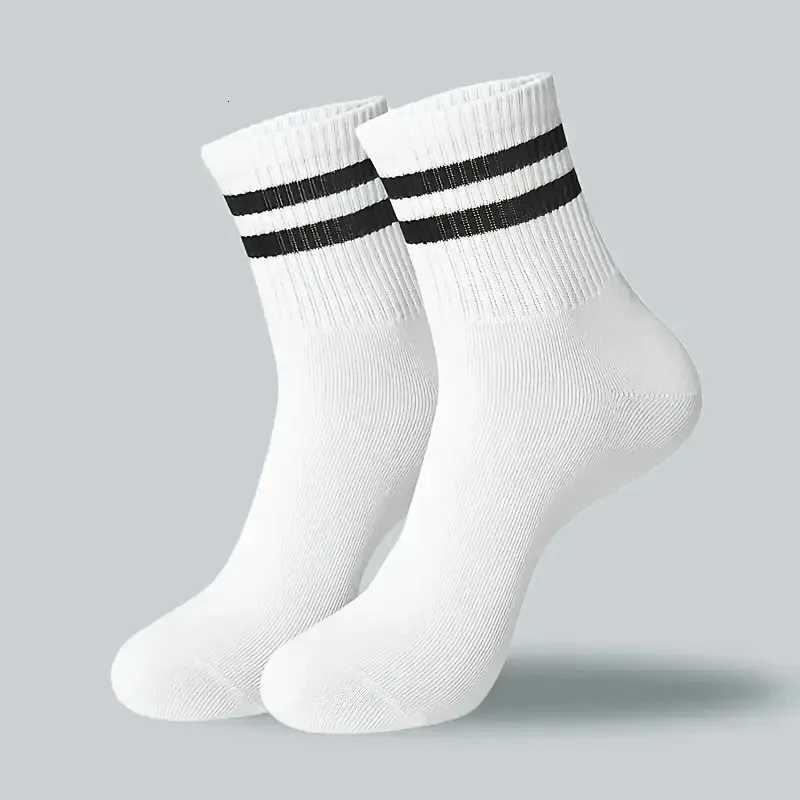 Men Women Striped Socks Fashion Color Soft Comfortable Sweat Absorbing Breathable Lovers Sports Style Casual Socks 6/10/20 PairsT251209