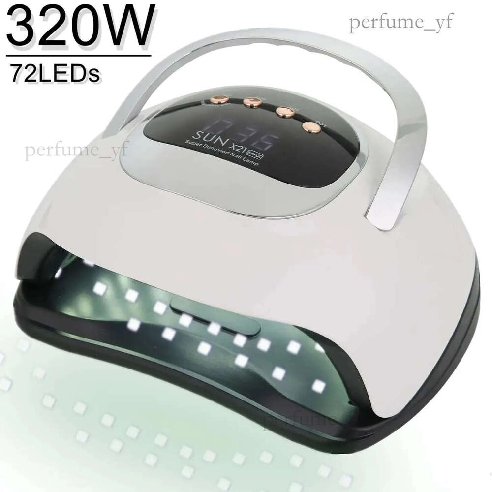 320W SUN X21 MAX 72 LEDS UV LED Lamp For Gel Polish Professional Dryer Light With Timer Auto Sensor Nail Art Tool 240620