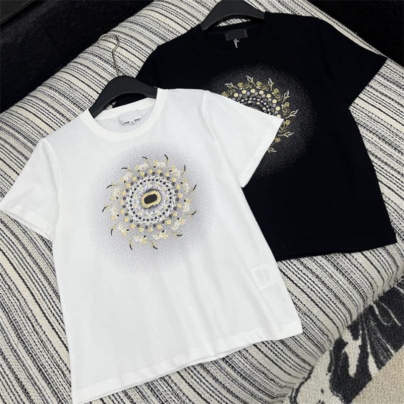 Women Casual Printed Tees Designer Breathable Loose Short Sleeve T Shirts Hip Hop Vacation Soft Pullover Tops