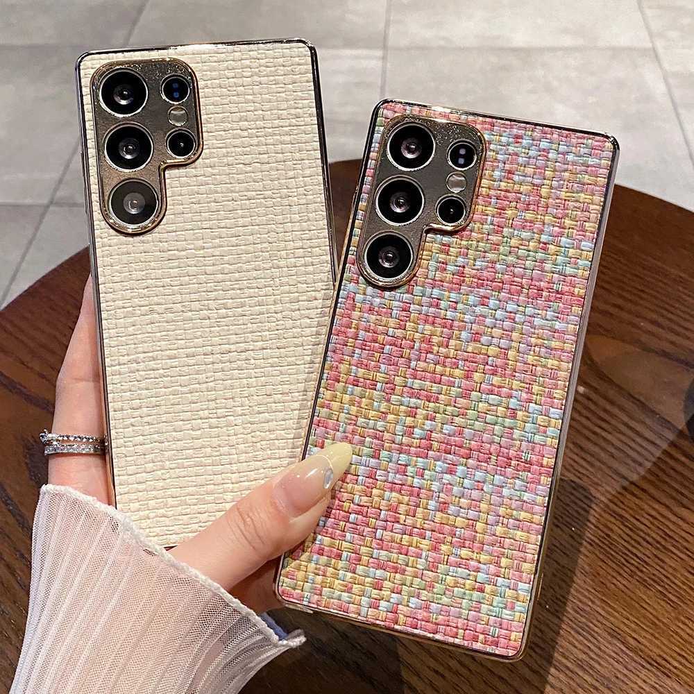 Luxury Gold Glitter Hard Cover Woven Pattern Fashion Wen Phone Case for Honor 400 PRO Lite 300 90 100 200 Magic 6 7 X60 X50 GT C251209