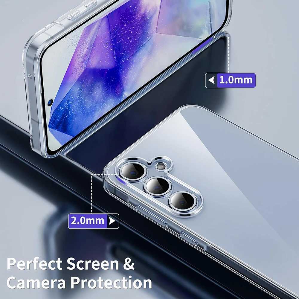 tra Thin Silicone Soft Case For Galaxy S24 FE Plus tra Clear Back Cover For S 24 S24 S24FE 5G Shell C251209