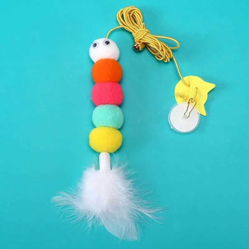 Cat Fishing Rod Indoor Cat Toy for Kittens Rope Long Rope Teasing Cat Toy Accessories Pet Kitten Toy MWJ02 M251209