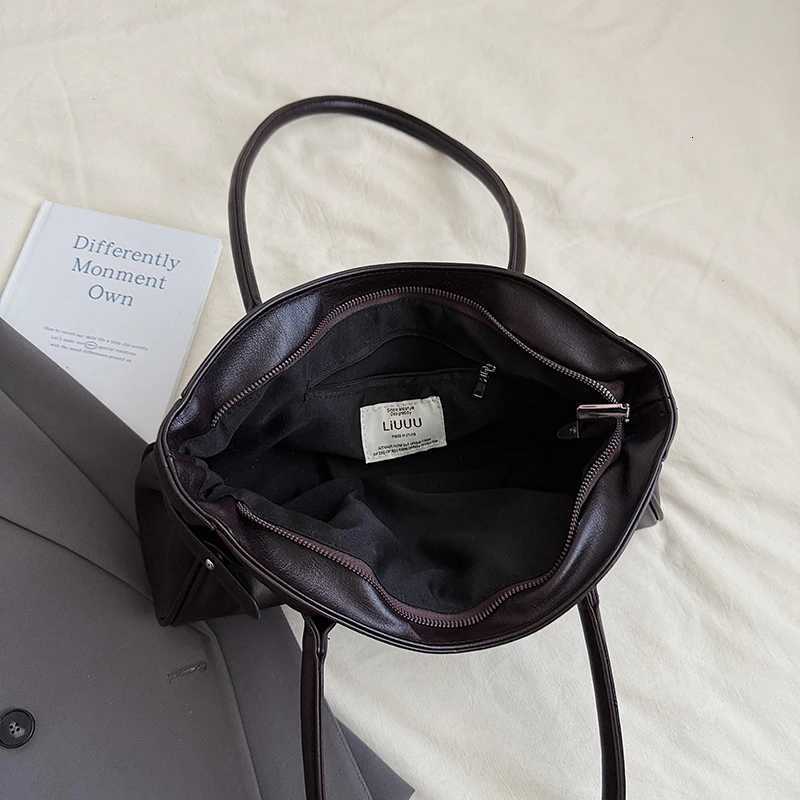 LEFTSIDE 2025New Wens Red Leather Handbag Fi Top-Handle Tote Bag for Work Casual Soft Purse Shoder Bag Gift Idea Y251209