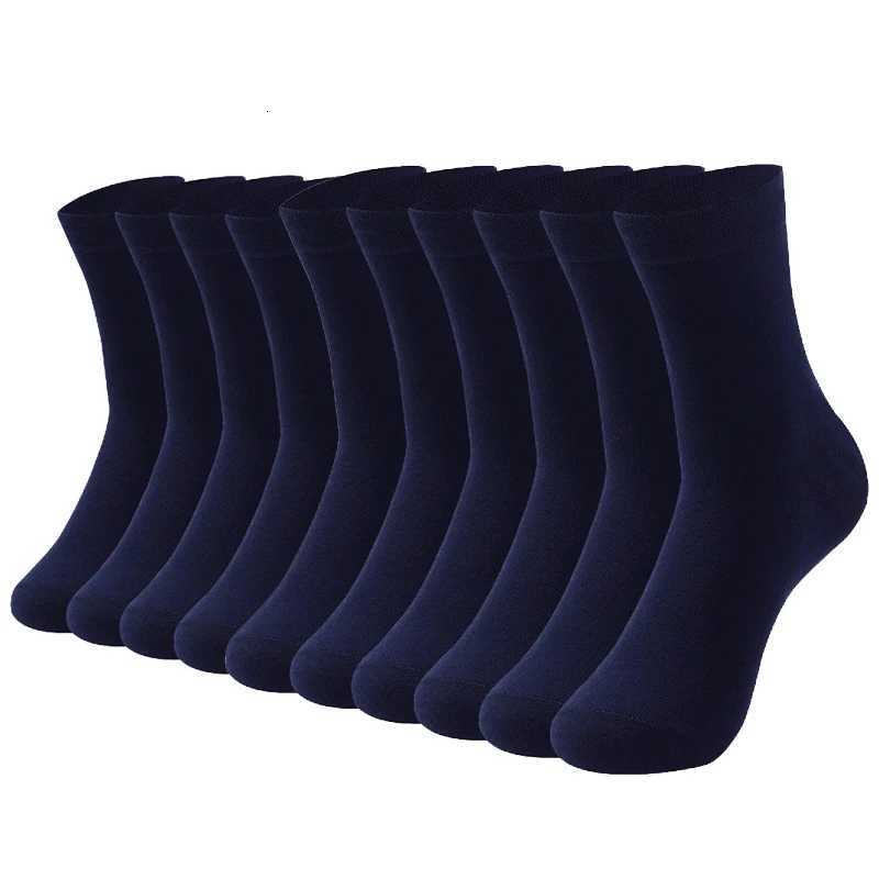 10 pairs New business mens cotton socks Odorless casual sports deodorant Breathable socks Soft and breathable black stockingsT251209
