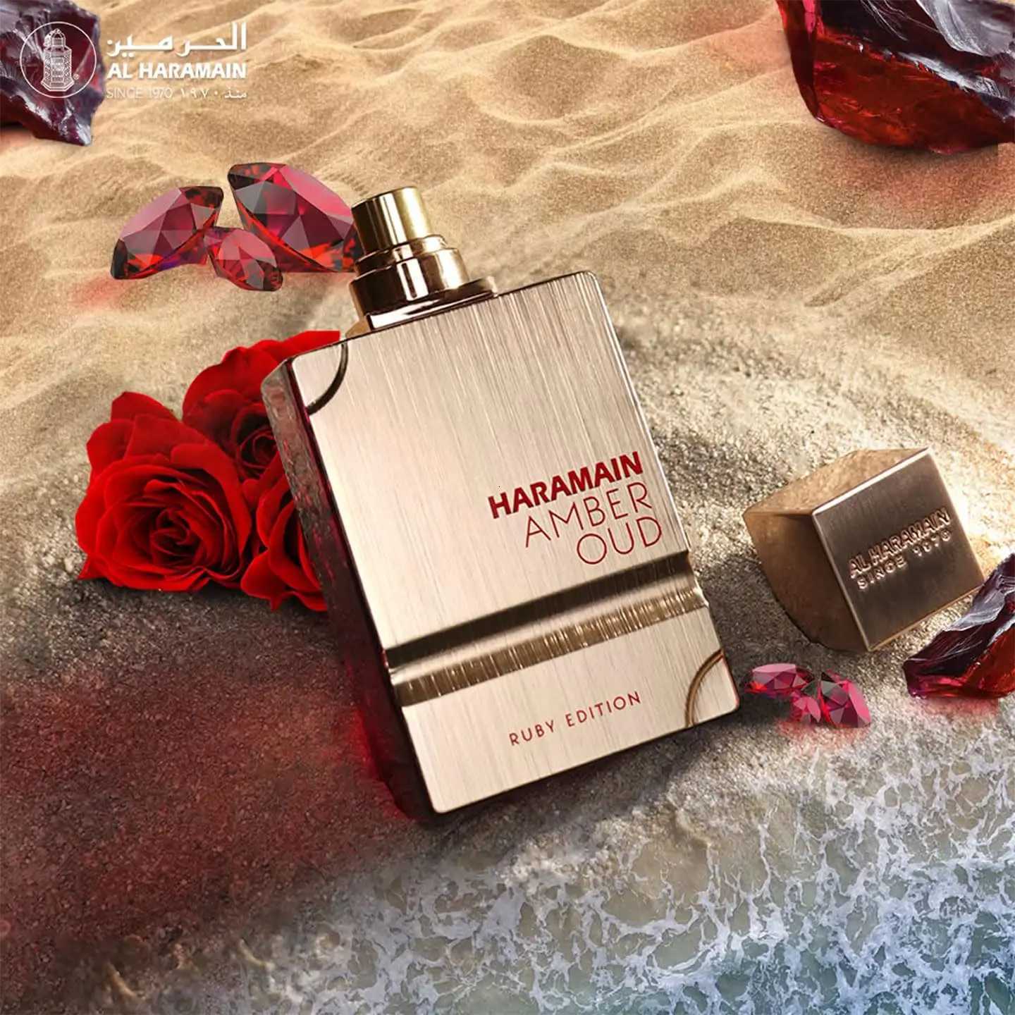 Al Haramain Amber Oud Ruby Eau de Parfum EDP 100ML Unisex Rose Oud Fragrance Long Lasting Luxury SprayT251209