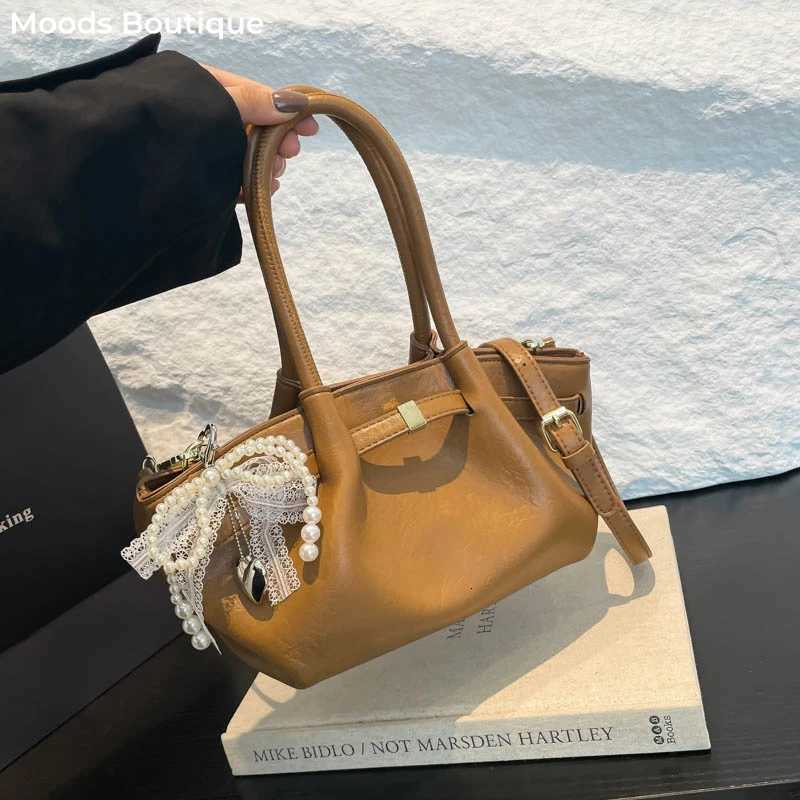 Mini Size Top-handle Bags For Wen Soild Color Shoder Cross Body With Pendant 2025 Lat Luxury Designer Handbags Y251209