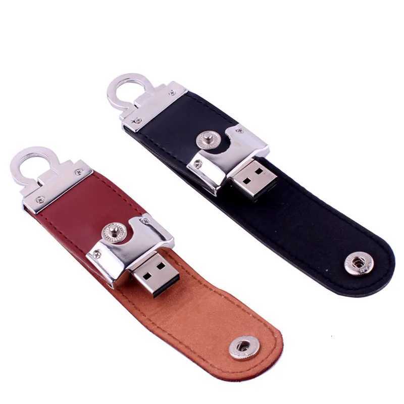 Keychain Leather USB 30 Flash Drive 128GB 32GB 64GB High Speed Metal Memory Stick Pen Drives 16GB Red Pendrive 8GB USB 30 Disk C251209