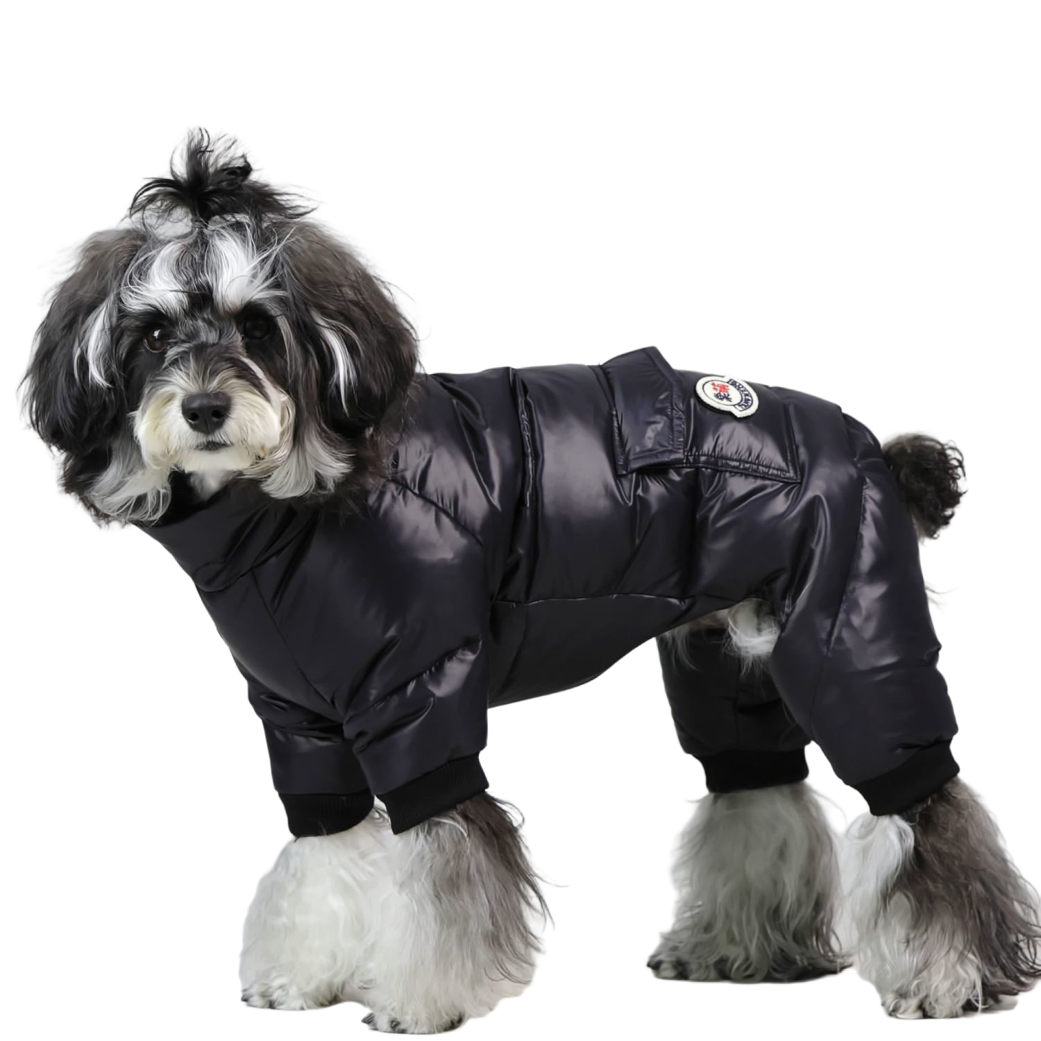 Designers Dog Clothes White Duck Down Four Legged Bodysuit Dog Down Jacket Multi Size Windproof Waterproof Warm Pet Winter Coat Jumpsuits Y420