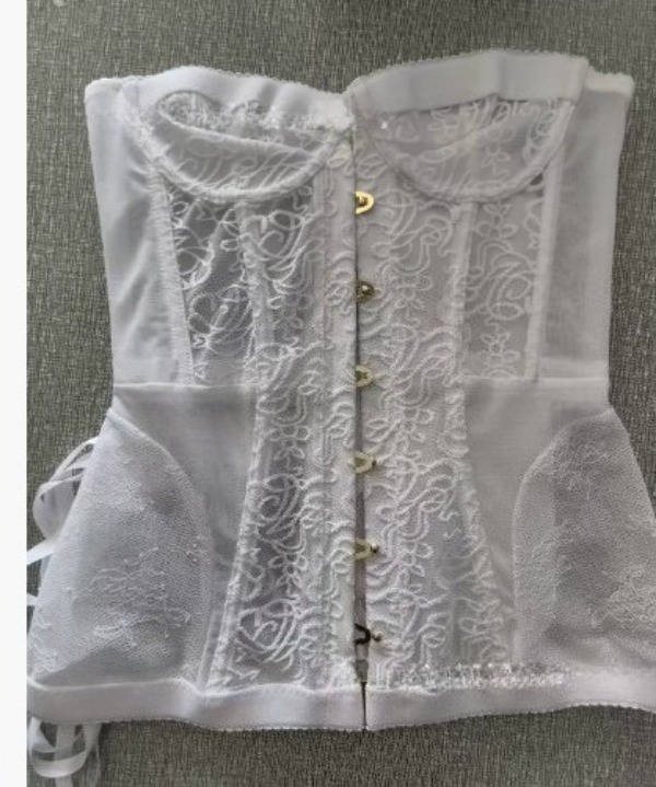 Designer Women's Strapless Corset Top,Vest Sexy Lace Sleeveless Top, Street Fashion Tank Top, Sexy Lace Hollow-out Trendy, Strapless Fashion Top