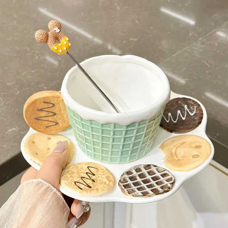Coffee cup and saucer high-end exquisite light luxury afternoon tea design high-end ceramic wens high-quality French style H251209