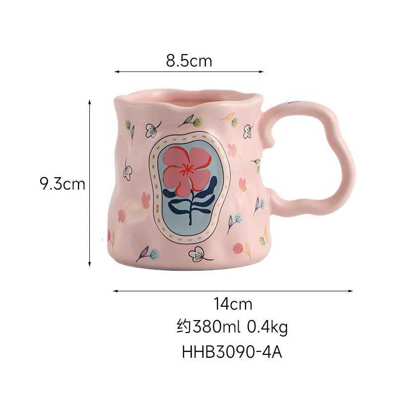 Handmade Ceramic g Flower Shaped Dreamy Premium Design High Value Coffee Cup Unique Souvenir Gift for Breakfast Water H251209